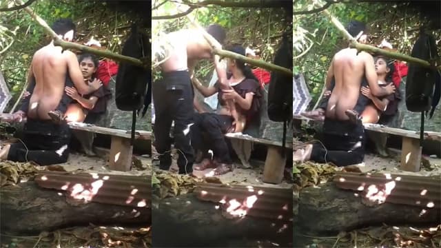 Mein dekhiye jungle mein lovers ki chudai – Hidden Cam Sex