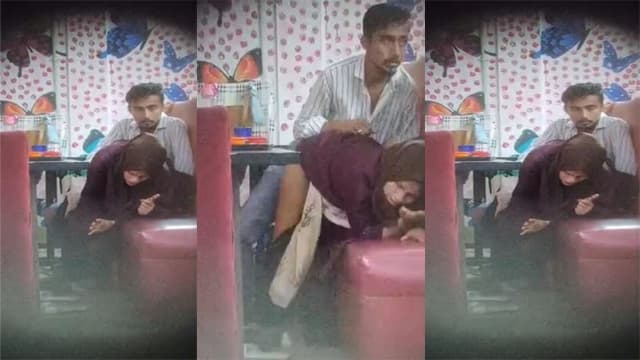 Hijabi Girl Fucking With Lover In Restaurant Video
