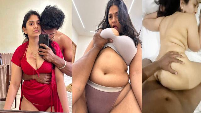 Indian Cheater Milf Red Wearing Nude Fucking Cum on Pussy