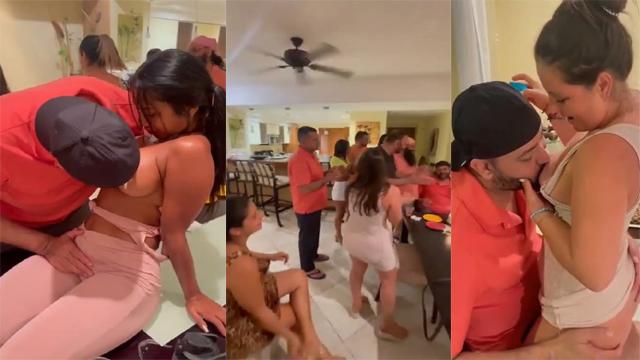 Punjabi guy’s are having fun With multiple Strippers at birthday party